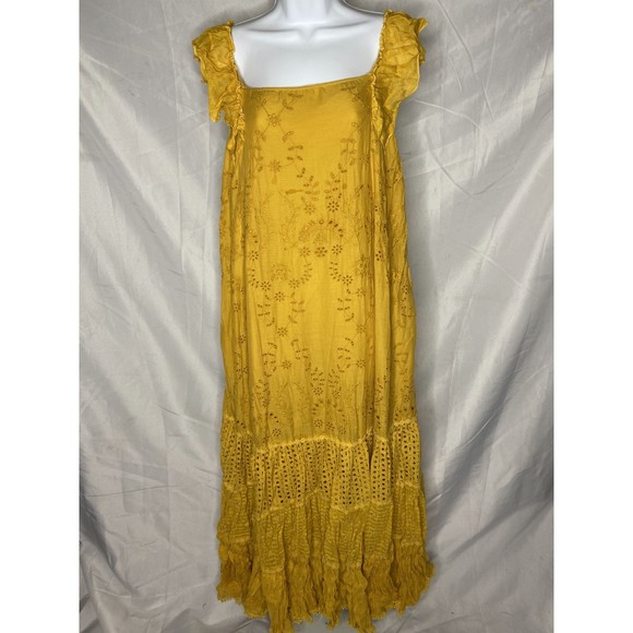 Payal Jain Fallon Eyelet Maxi Dress NWT Anthropologie Sz 12 - Picture 3 of 7